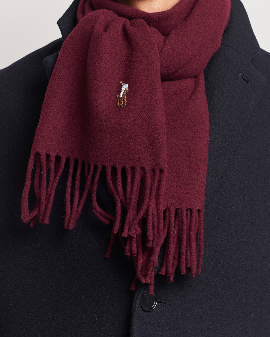 Mies |  | Polo Ralph Lauren | Signature Wool Scarf Harvard Wine