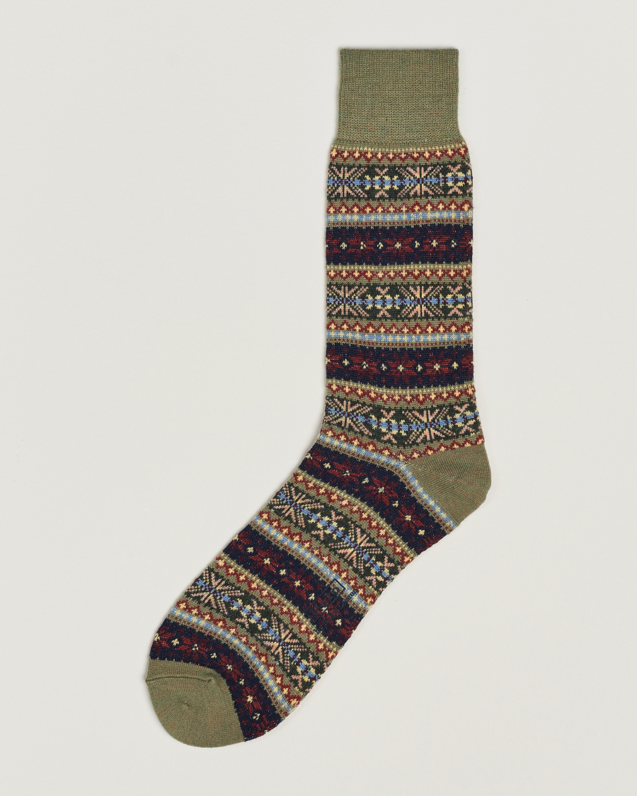 Mies | Alusvaatteet | Polo Ralph Lauren | Wool Fairisle Socks Loden