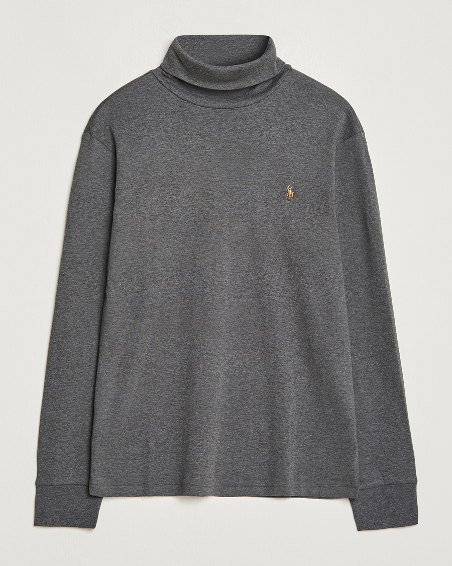 Mies | Puserot | Polo Ralph Lauren | Luxury Pima Cotton Rollneck Barclay Heather