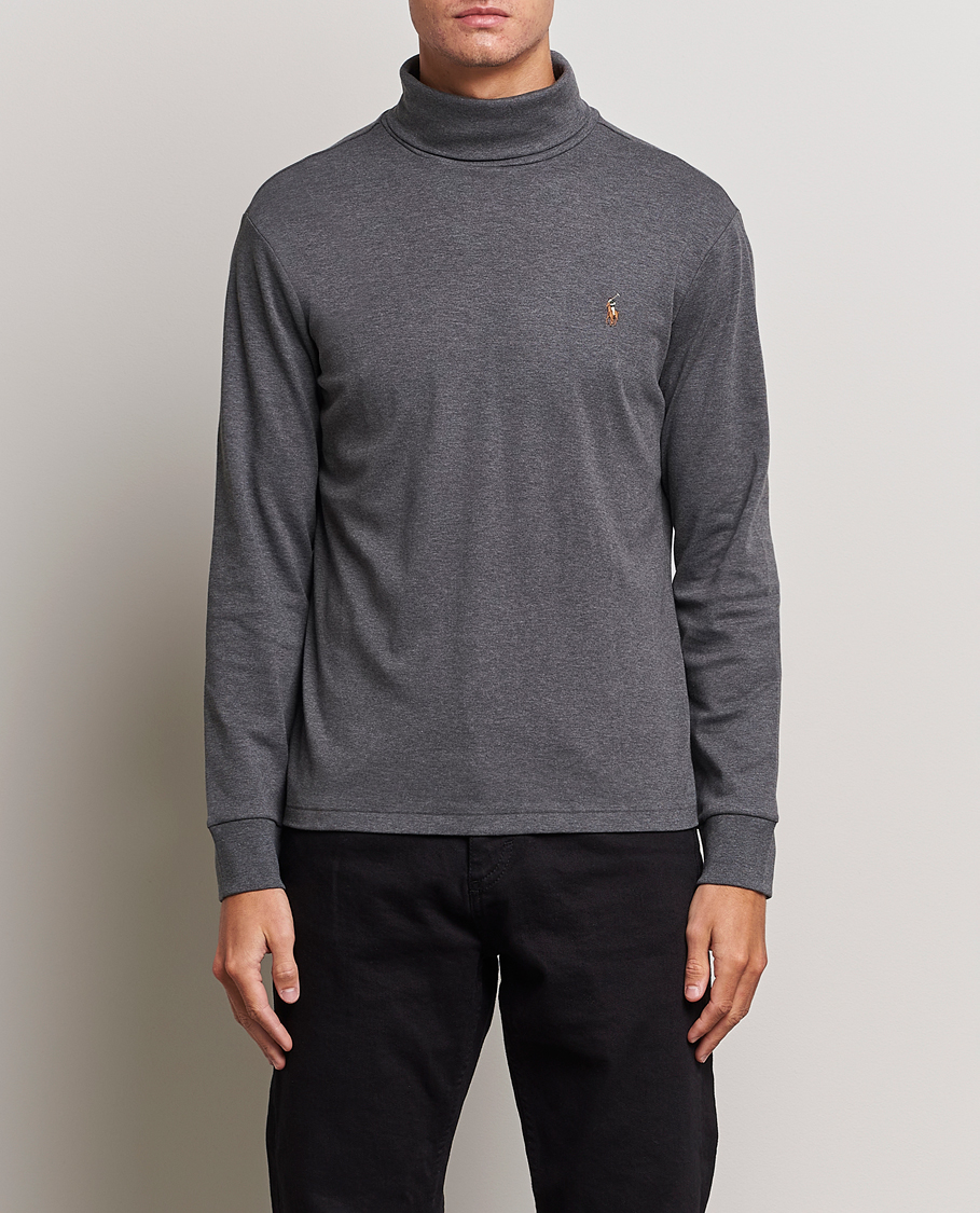 Mies | Puserot | Polo Ralph Lauren | Luxury Pima Cotton Rollneck Barclay Heather