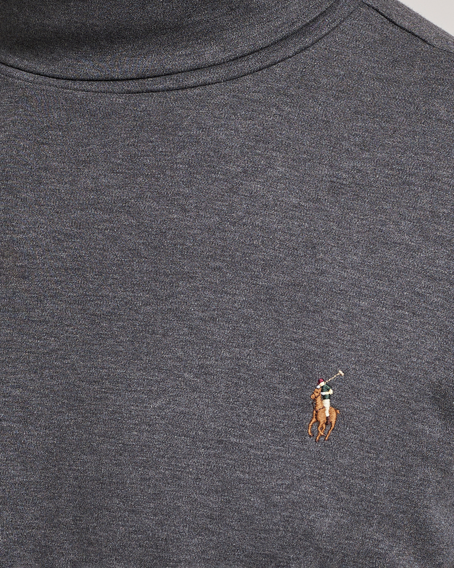 Mies | Puserot | Polo Ralph Lauren | Luxury Pima Cotton Rollneck Barclay Heather
