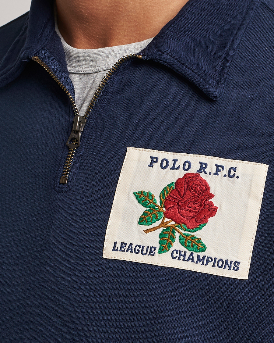 Mies | Puserot | Polo Ralph Lauren | Logo Cotton Half Zip Cruise Navy
