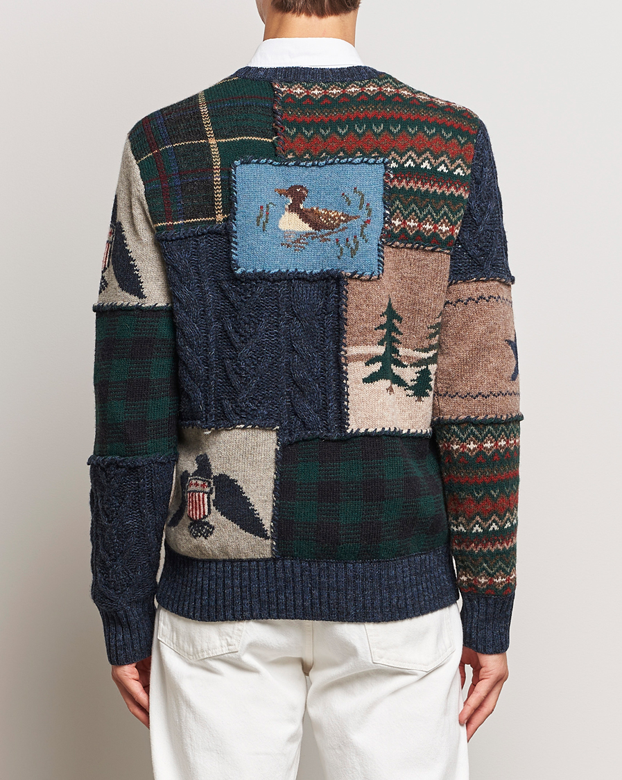 Mies | Puserot | Polo Ralph Lauren | Wool Patchwork Knitted Sweater Multi