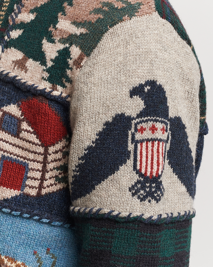 Mies | Puserot | Polo Ralph Lauren | Wool Patchwork Knitted Sweater Multi