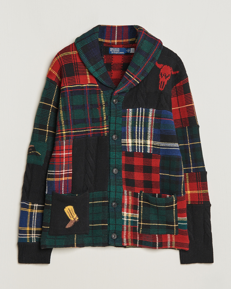 Mies | Puserot | Polo Ralph Lauren | Wool Patchwork Cardigan Multi