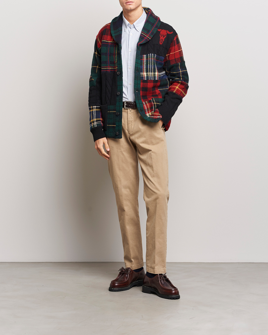 Mies | Puserot | Polo Ralph Lauren | Wool Patchwork Cardigan Multi