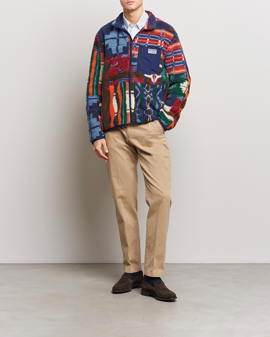 Mies | Puserot | Polo Ralph Lauren | Pinelodge Pile Patchwork Full Zip Multi