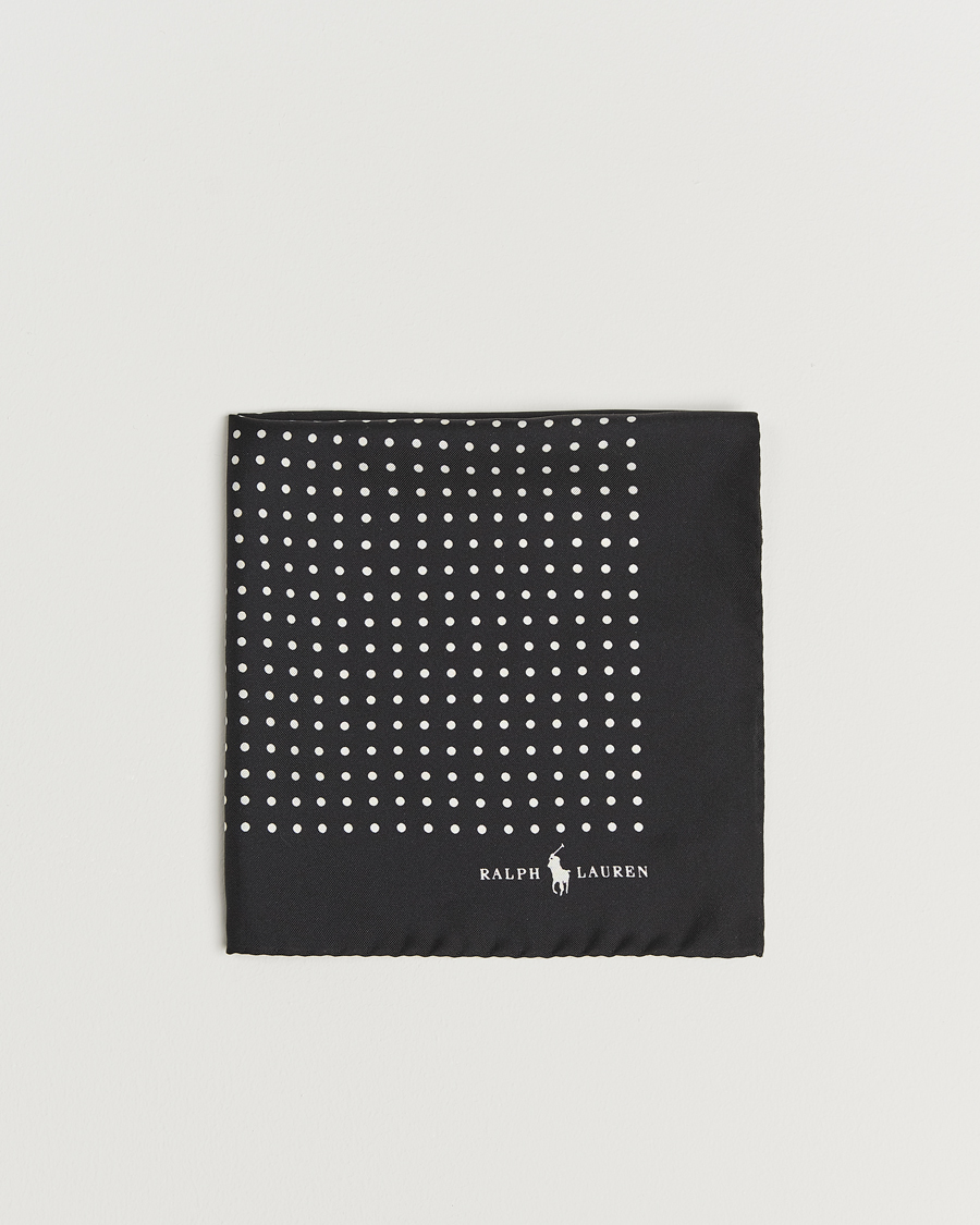 Mies |  | Polo Ralph Lauren | Silk Dot Pocket Square Black/White
