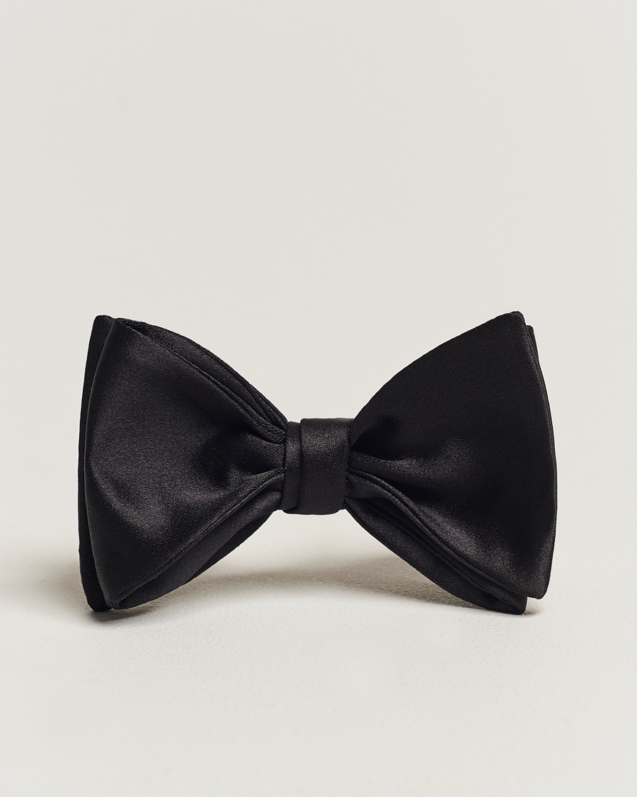 Mies | Polo Ralph Lauren Silk Self Tie Bow Tie Black | Polo Ralph Lauren | Silk Self Tie Bow Tie Black