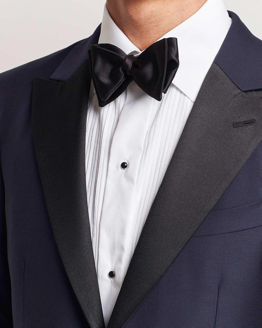 Mies | Polo Ralph Lauren Silk Self Tie Bow Tie Black | Polo Ralph Lauren | Silk Self Tie Bow Tie Black