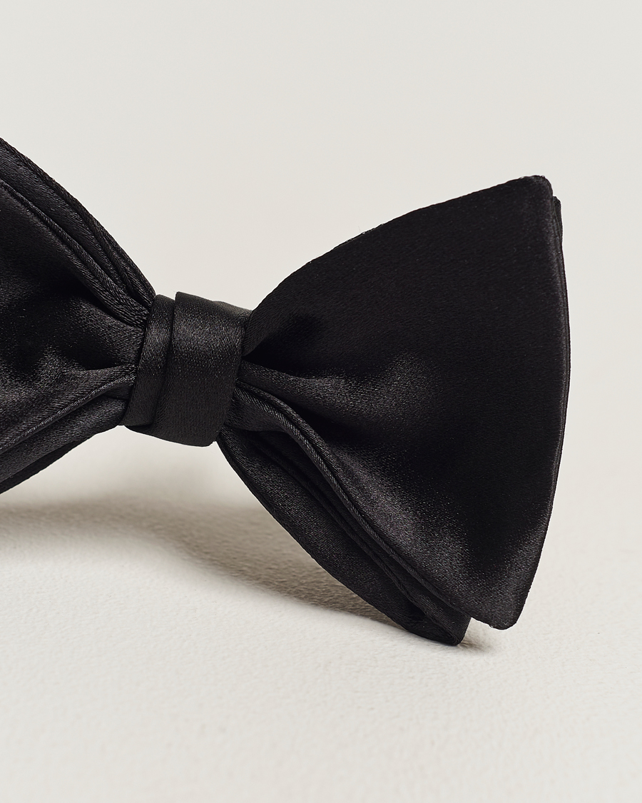 Mies | Polo Ralph Lauren Silk Self Tie Bow Tie Black | Polo Ralph Lauren | Silk Self Tie Bow Tie Black