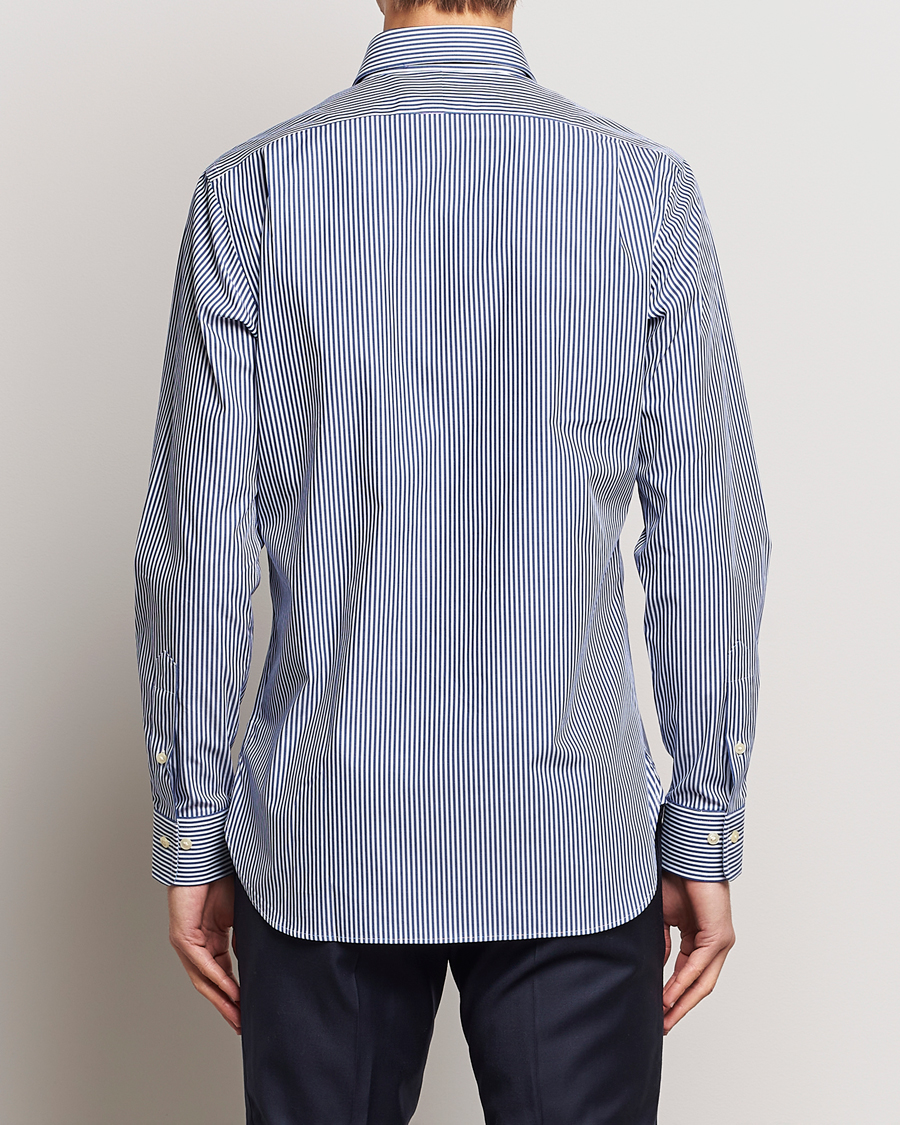 Mies | Kauluspaidat | Polo Ralph Lauren | Poplin Striped Dress Shirt Royal/White