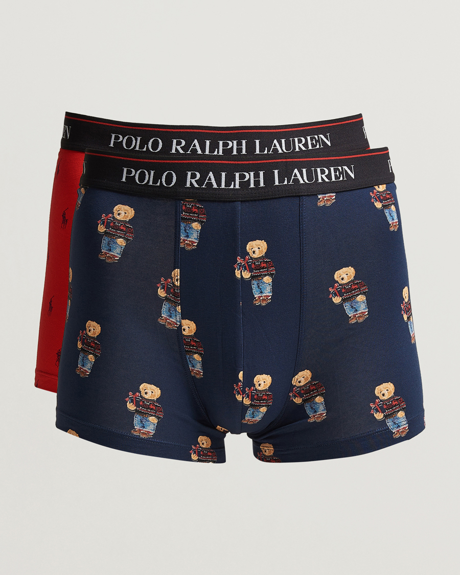 Mies | Alusvaatteet | Polo Ralph Lauren | 2-Pack Holiday Gift Box Set Trunk Red/Navy