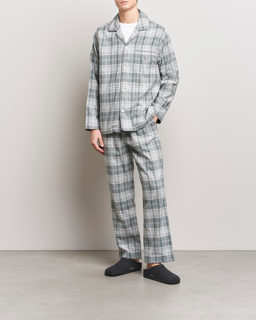 Mies | Yöpuvut ja kylpytakit | Polo Ralph Lauren | Flannel Checked Pyjama Set Grey