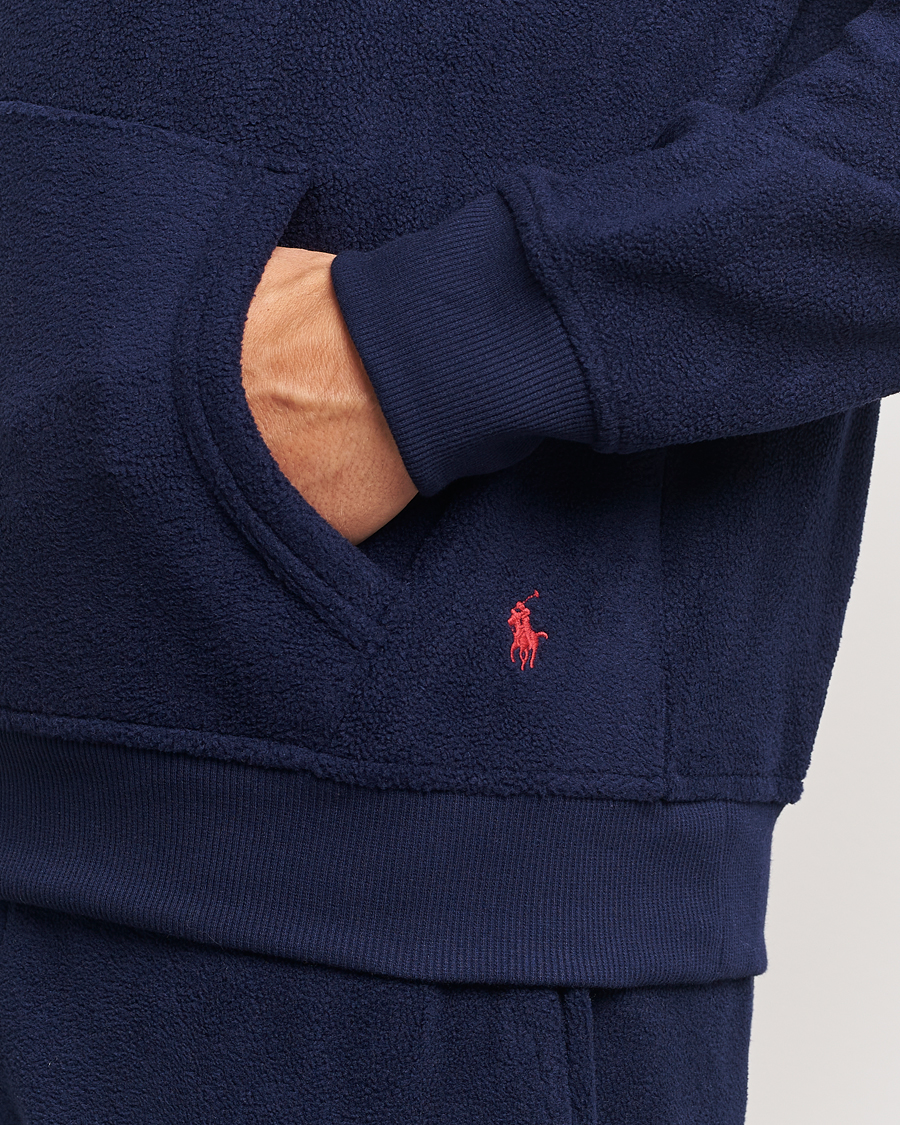 Mies | Puserot | Polo Ralph Lauren | Recycled Fleece Lightweight Hoodie Cruise Navy