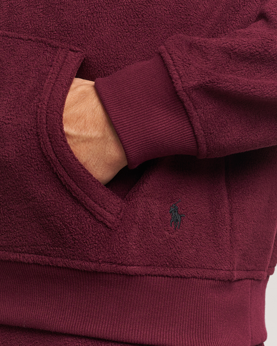 Mies | Puserot | Polo Ralph Lauren | Recycled Fleece Lightweight Hoodie Harvard Wine