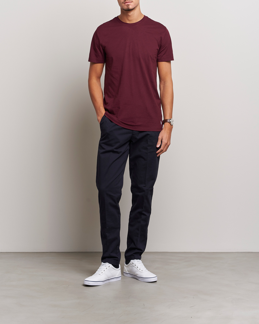 Mies | T-paidat | Polo Ralph Lauren | 3-Pack Crew Neck T-Shirt Wine/Green/Purple