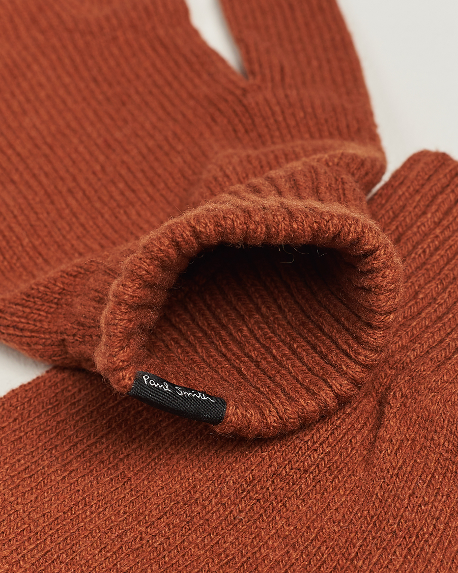 Mies | Paul Smith Cashmere Glove Orange | Paul Smith | Cashmere Glove Orange