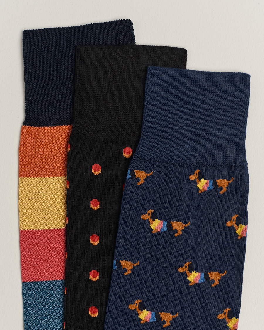 Mies | Alusvaatteet | Paul Smith | 3-Pack Novelty Mix Socks Multi