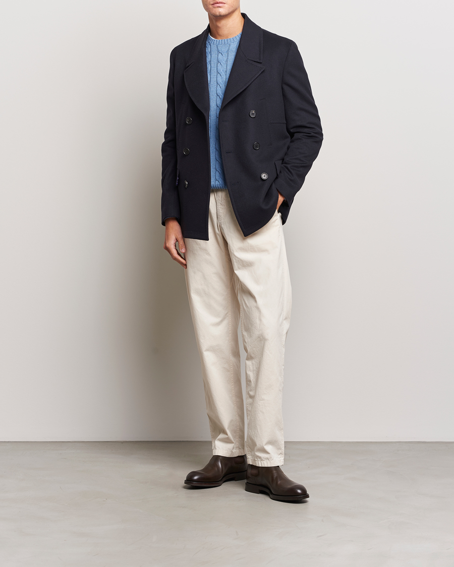 Mies | Takit | Paul Smith | Wool/Cashmere Peacoat Navy