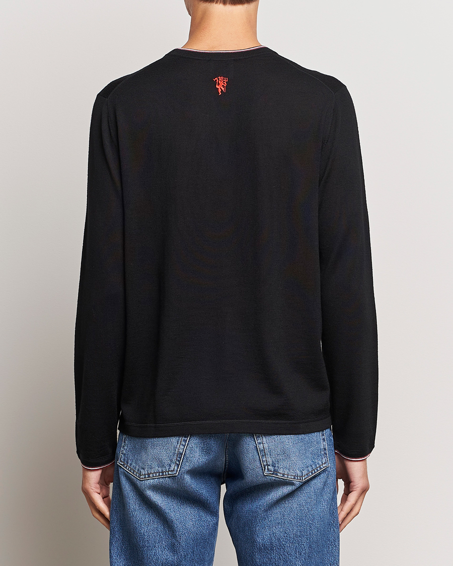 Mies | Puserot | Paul Smith | Merino Wool Knitted Crew Neck Sweater Black