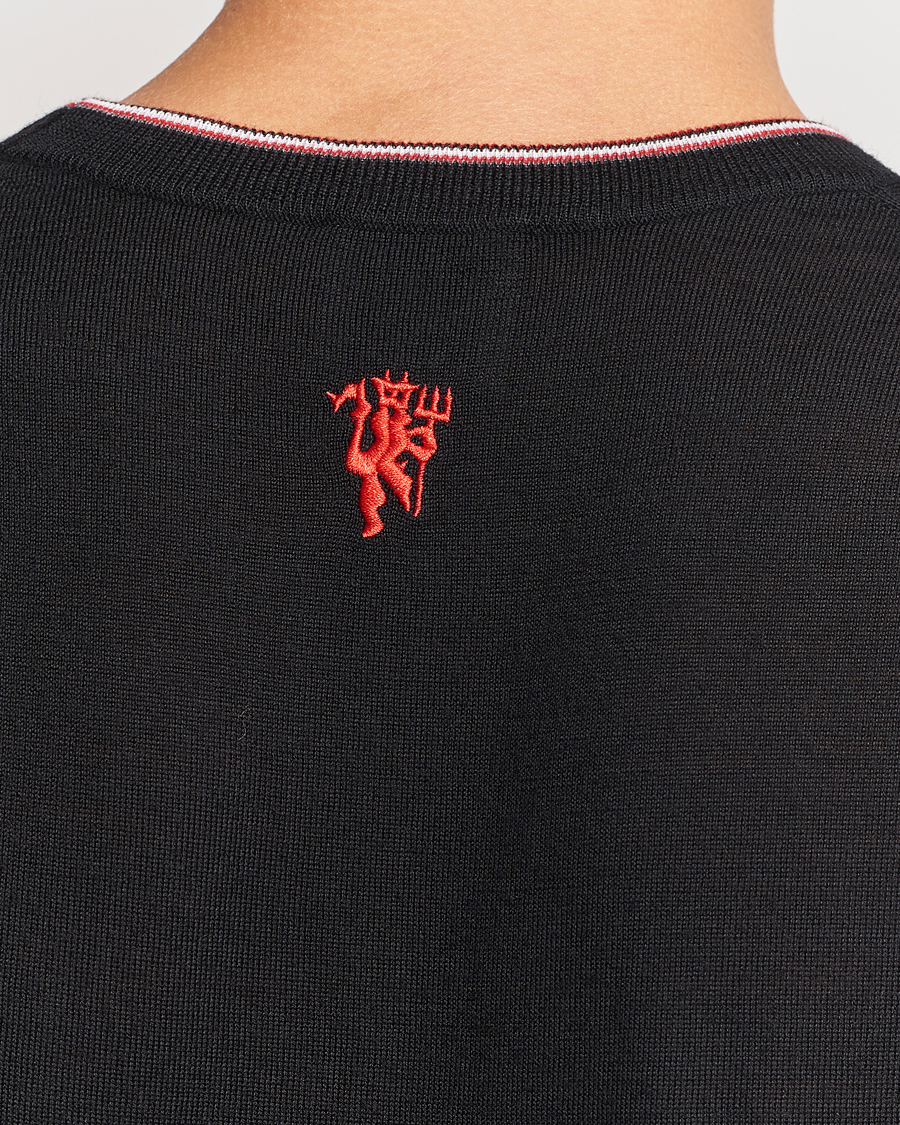 Mies | Puserot | Paul Smith | Merino Wool Knitted Crew Neck Sweater Black