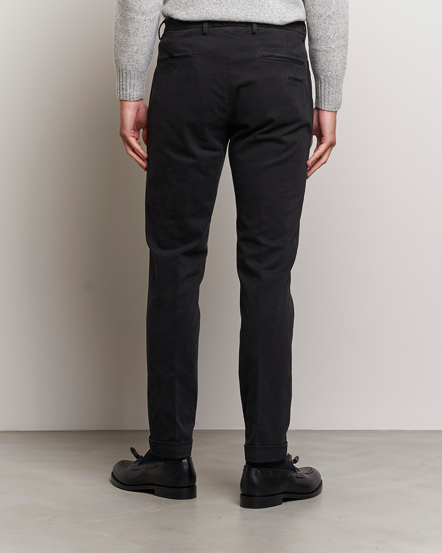 Mies | Housut | Briglia 1949 | Slim Fit Cotton Stretch Chino Black
