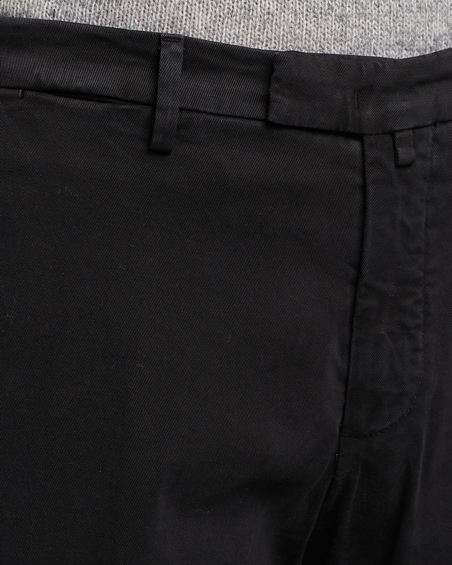 Mies | Housut | Briglia 1949 | Slim Fit Cotton Stretch Chino Black