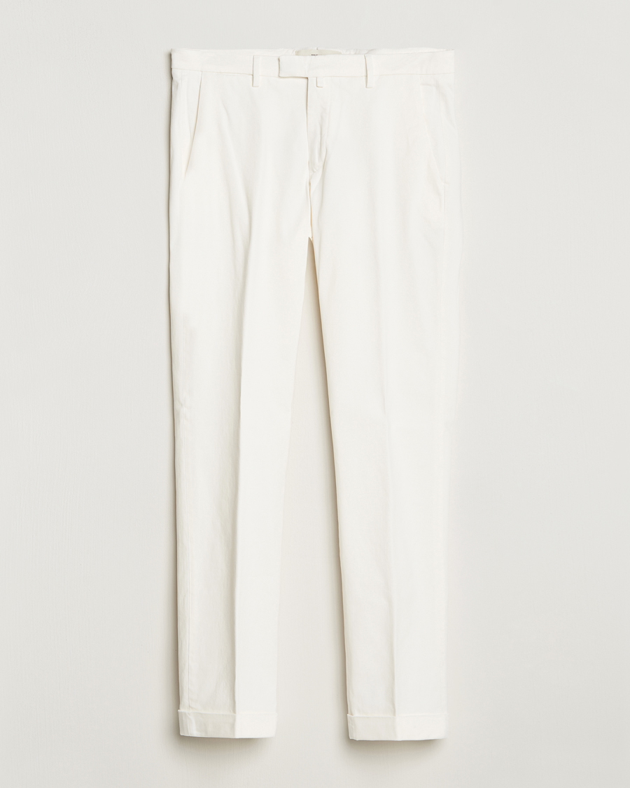 Mies |  | Briglia 1949 | Slim Fit Cotton Stretch Chino Off White
