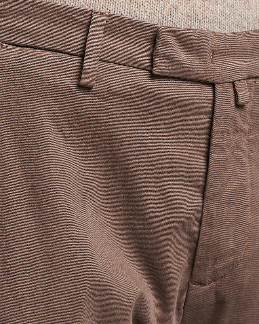 Mies | Housut | Briglia 1949 | Slim Fit Cotton Stretch Chino Taupe