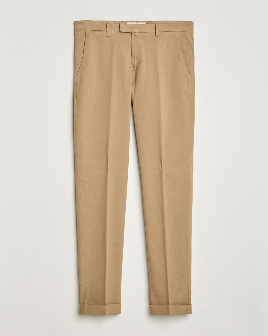 Mies |  | Briglia 1949 | Slim Fit Cotton Stretch Chino Beige