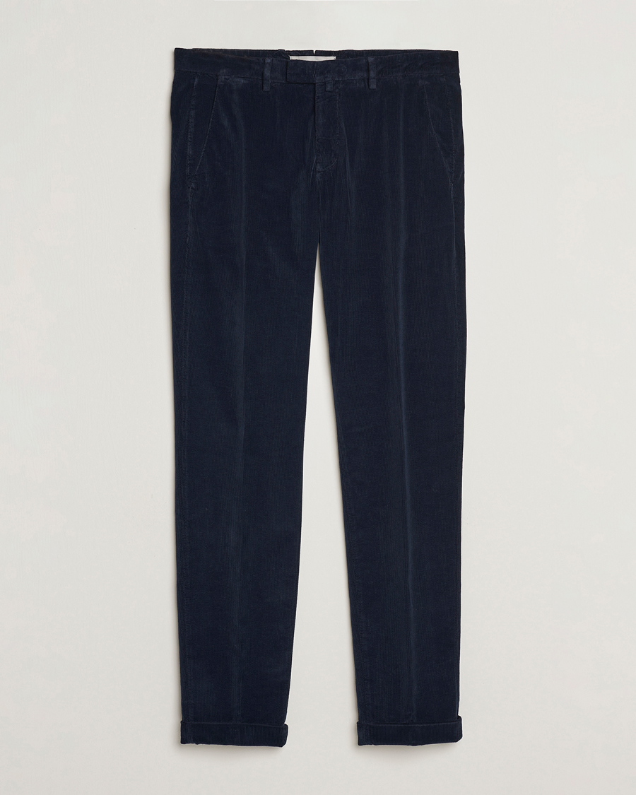 Mies |  | Briglia 1949 | Slim Fit Corduroy Trousers Navy