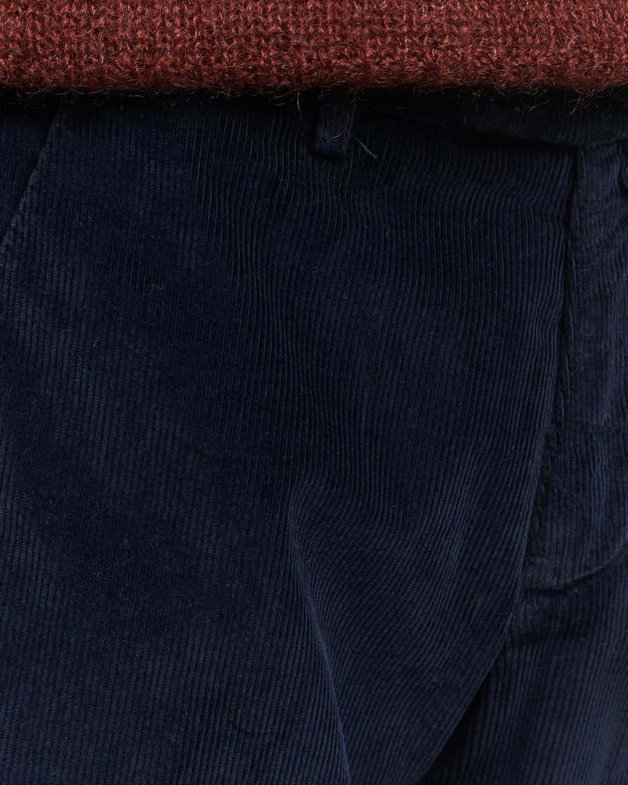 Mies | Housut | Briglia 1949 | Slim Fit Corduroy Trousers Navy