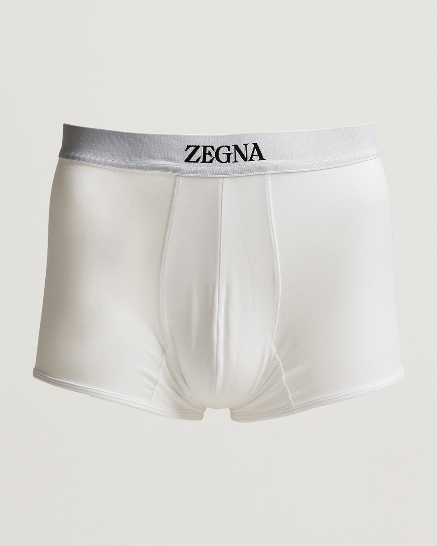 Mies |  | Zegna | Stretch Cotton Trunks White
