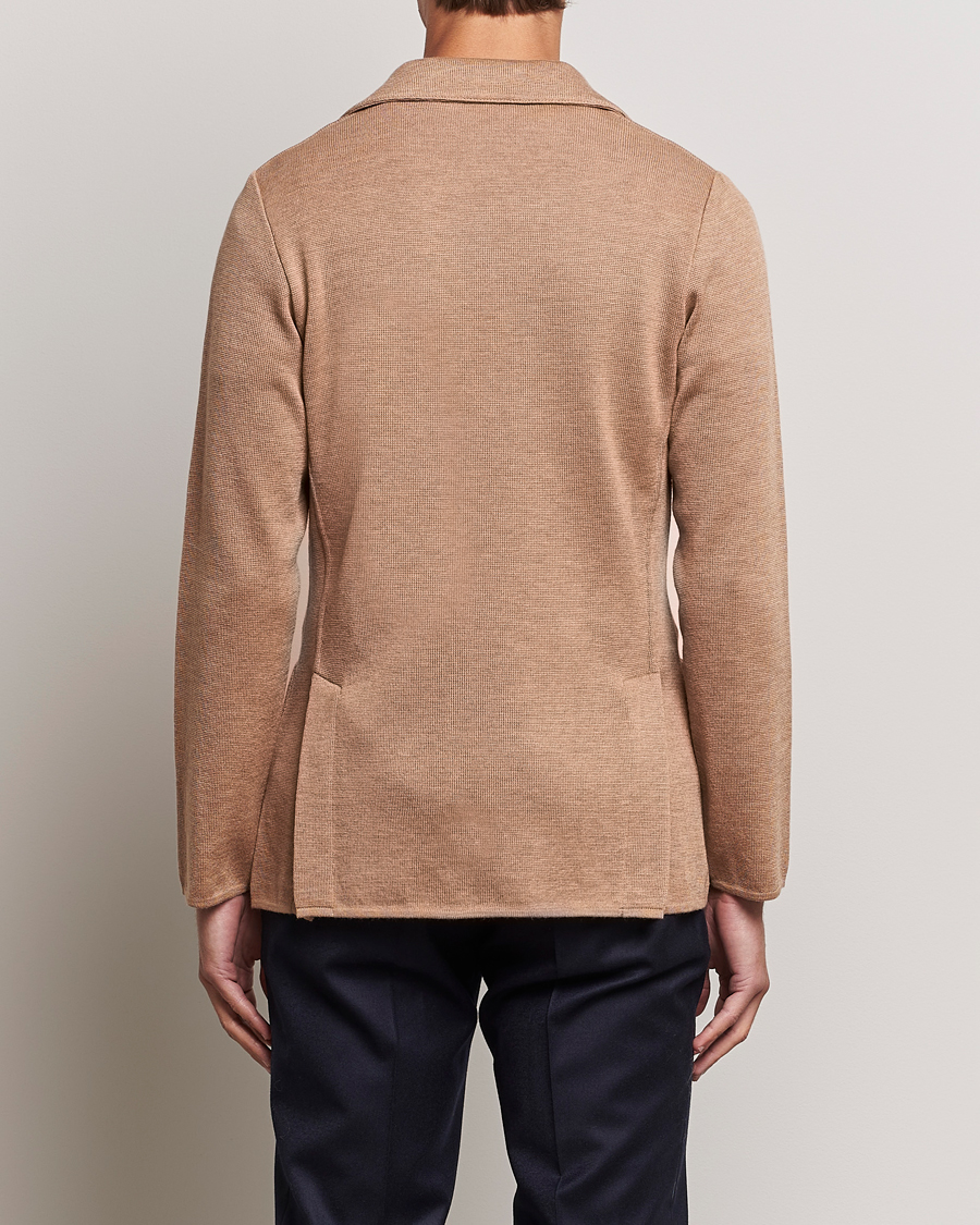 Mies | Pikkutakit | Lardini | Knitted Wool Blazer Beige