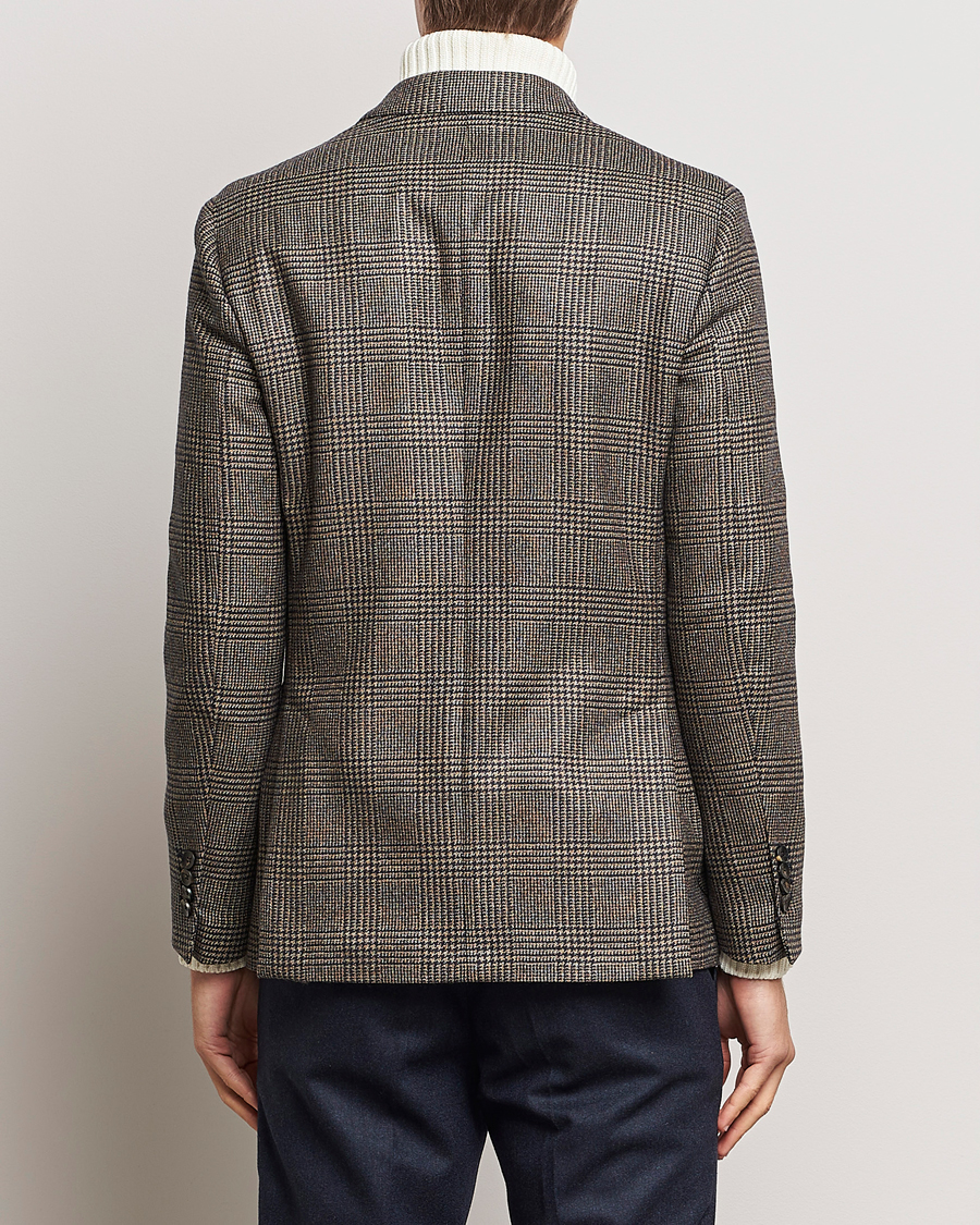 Mies | Pikkutakit | Lardini | Checked Wool Blazer Brown/Navy