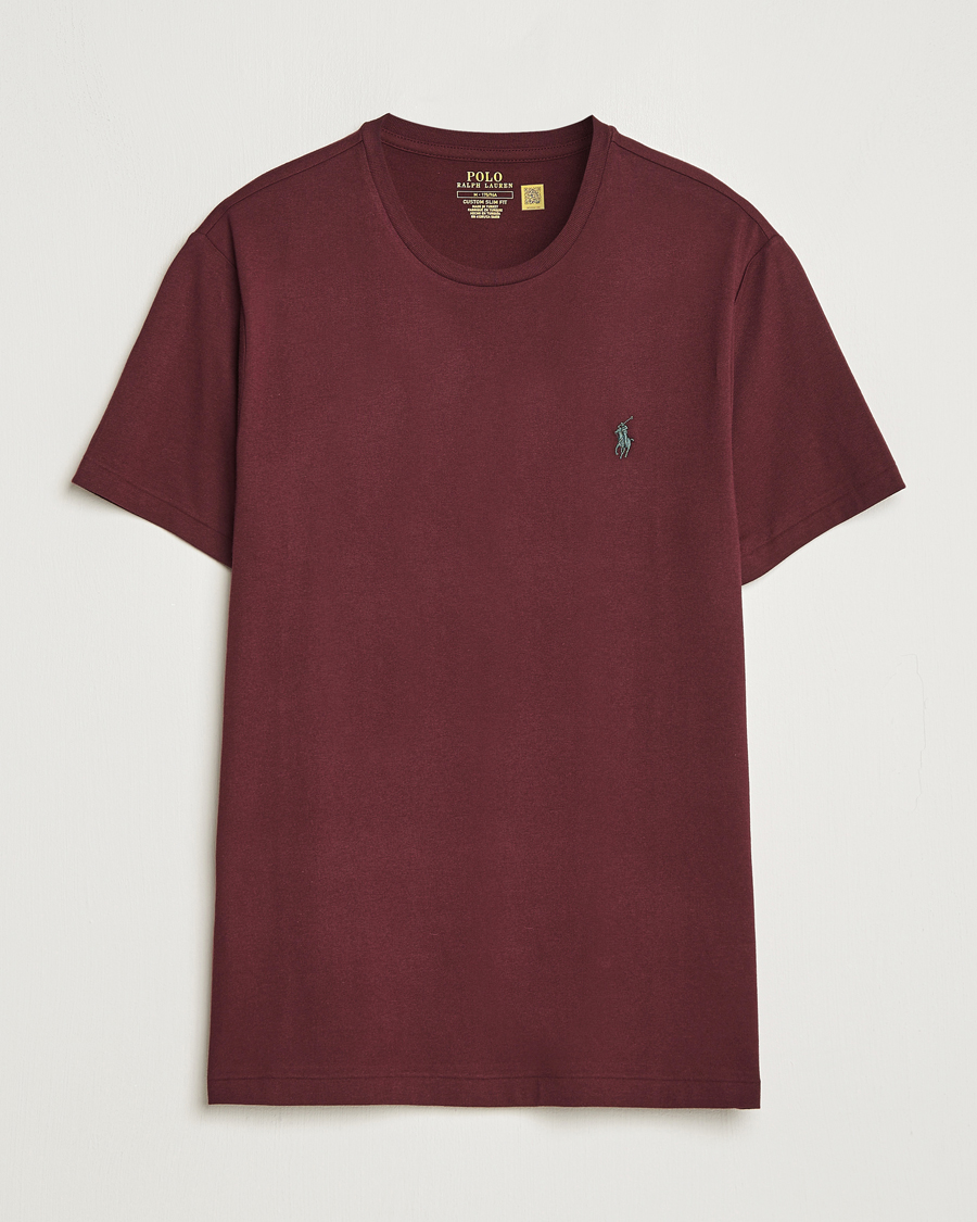 Mies | T-paidat | Polo Ralph Lauren | Crew Neck T-Shirt Harvard Wine