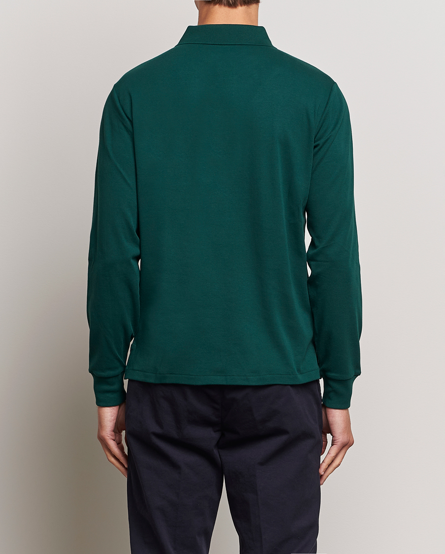 Mies | Puserot | Polo Ralph Lauren | Luxury Pima Cotton Long Sleeve Polo Hunt Club Green