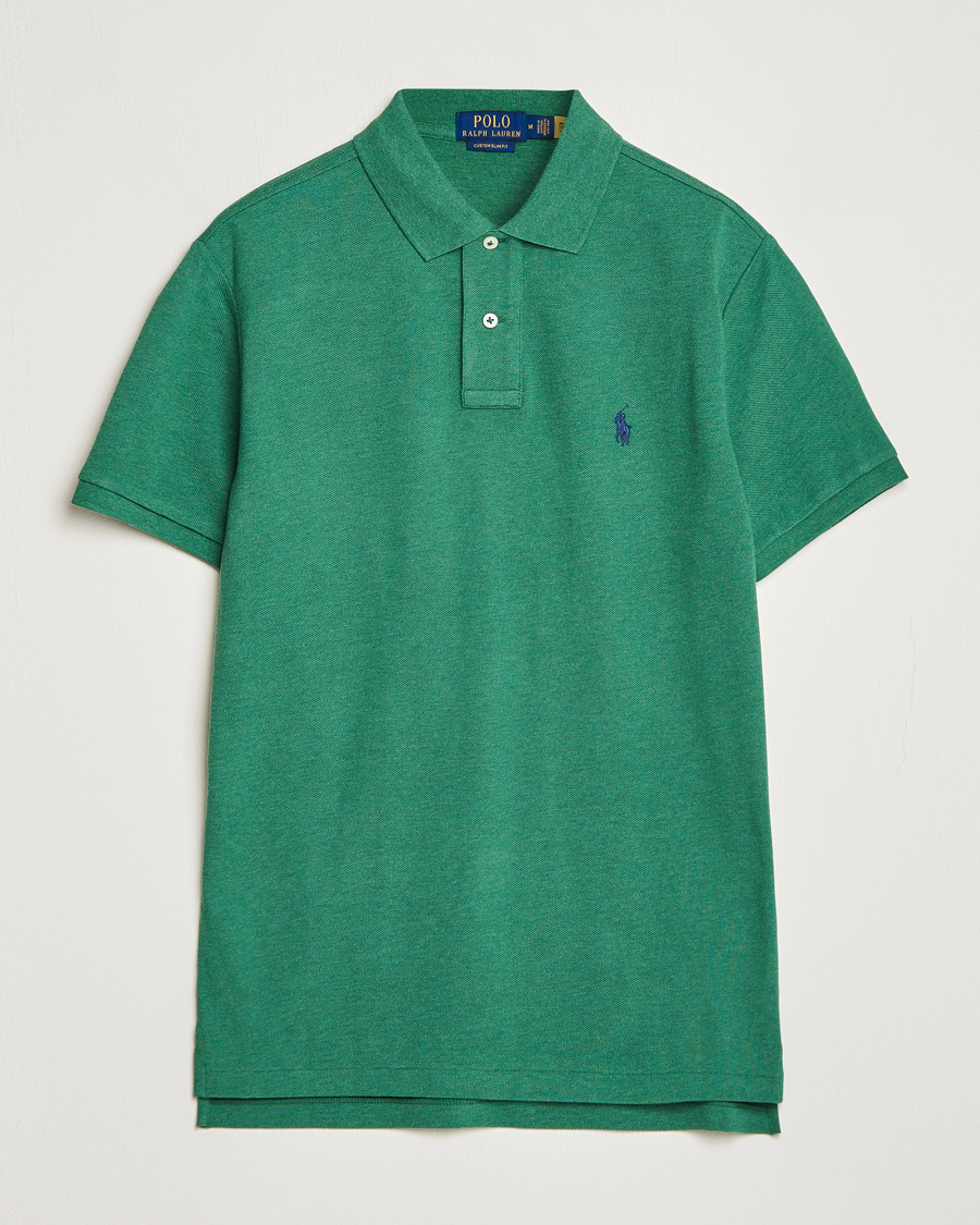 Mies |  | Polo Ralph Lauren | Custom Slim Fit Polo Green Heather