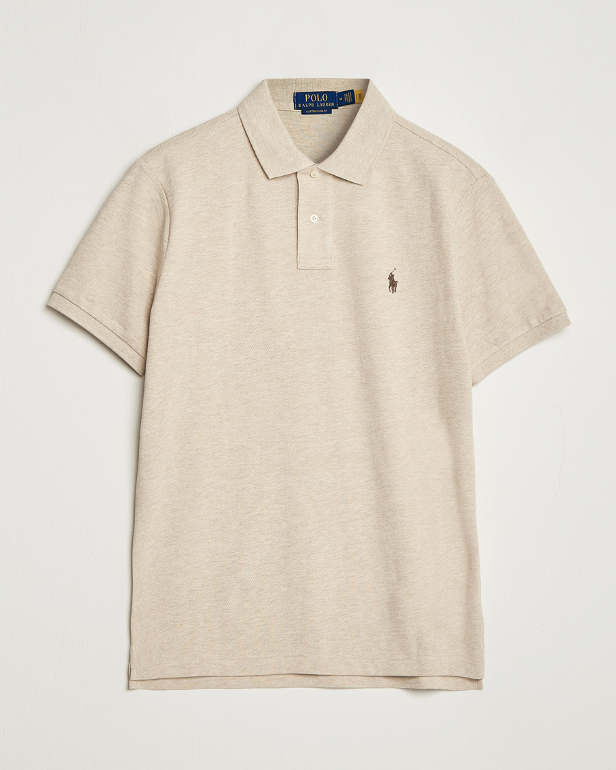 Mies | Pikeet | Polo Ralph Lauren | Custom Slim Fit Polo Expedition Dune Heather