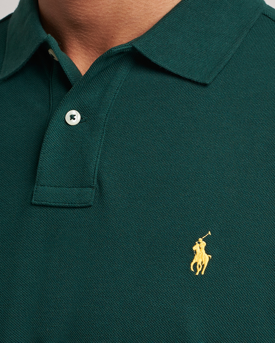 Mies | Puserot | Polo Ralph Lauren | Custom Slim Fit Long Sleeve Polo Hunt Club Green