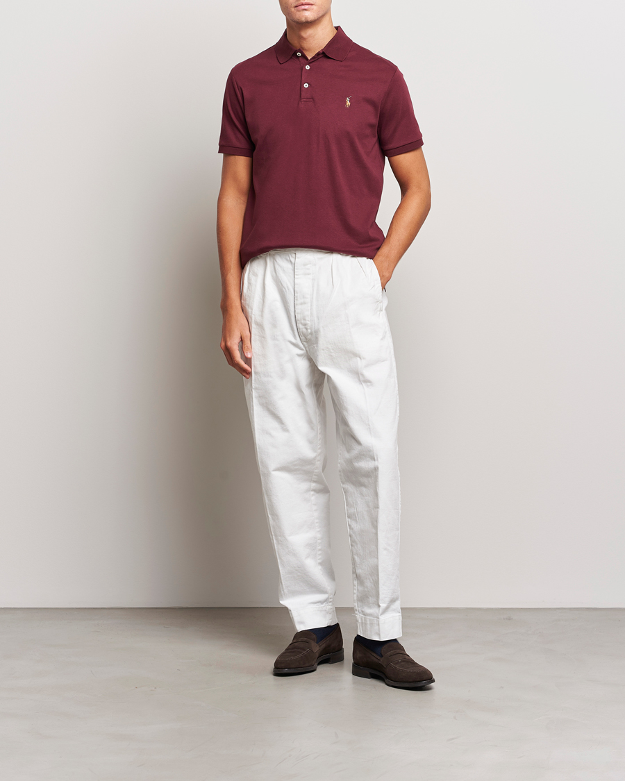 Mies | Pikeet | Polo Ralph Lauren | Luxury Pima Cotton Polo Harvard Wine