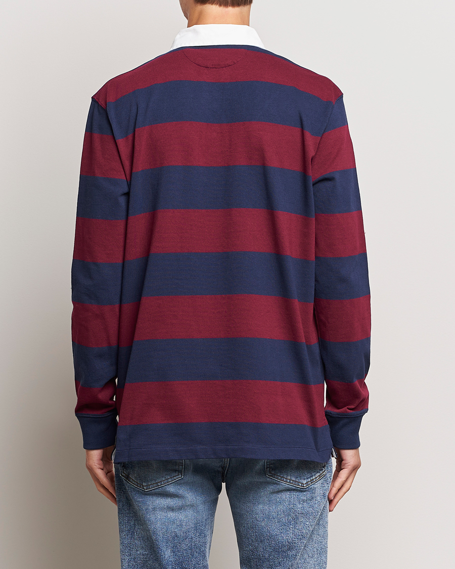 Mies | Puserot | Polo Ralph Lauren | Jersey Striped Rugger Navy/Wine