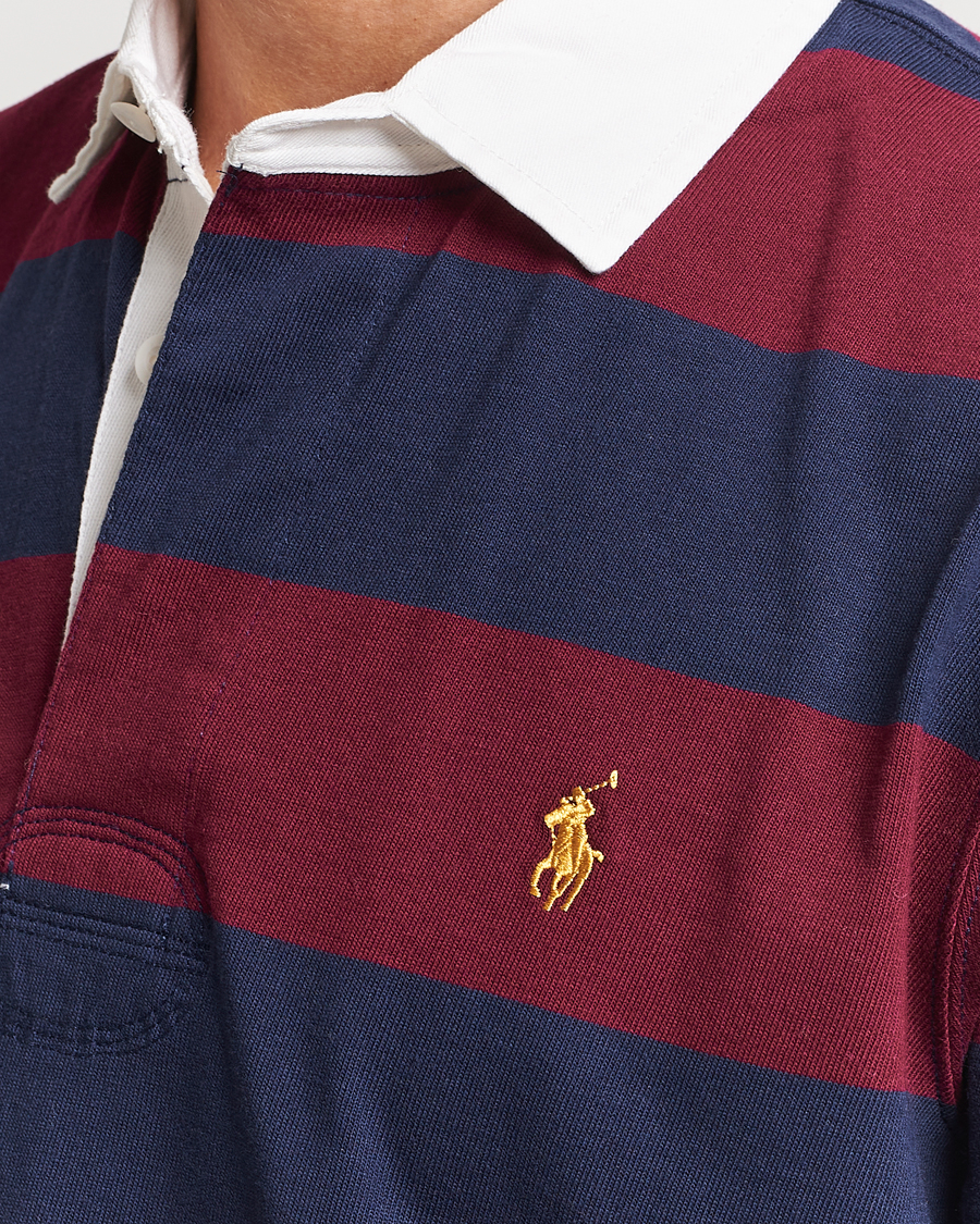 Mies | Puserot | Polo Ralph Lauren | Jersey Striped Rugger Navy/Wine