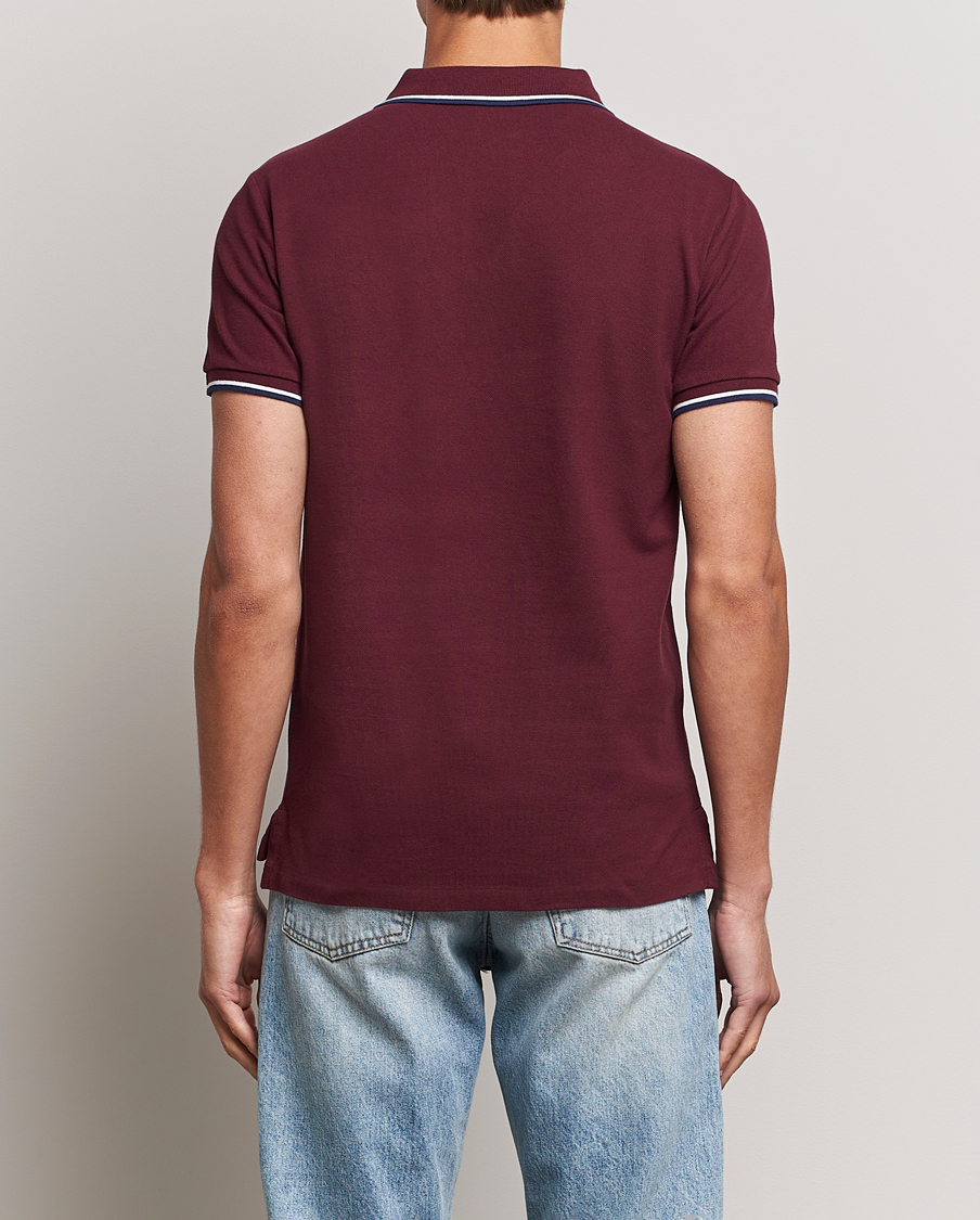 Mies | Pikeet | Polo Ralph Lauren | Custom Slim Fit Piped Polo Harvard Wine