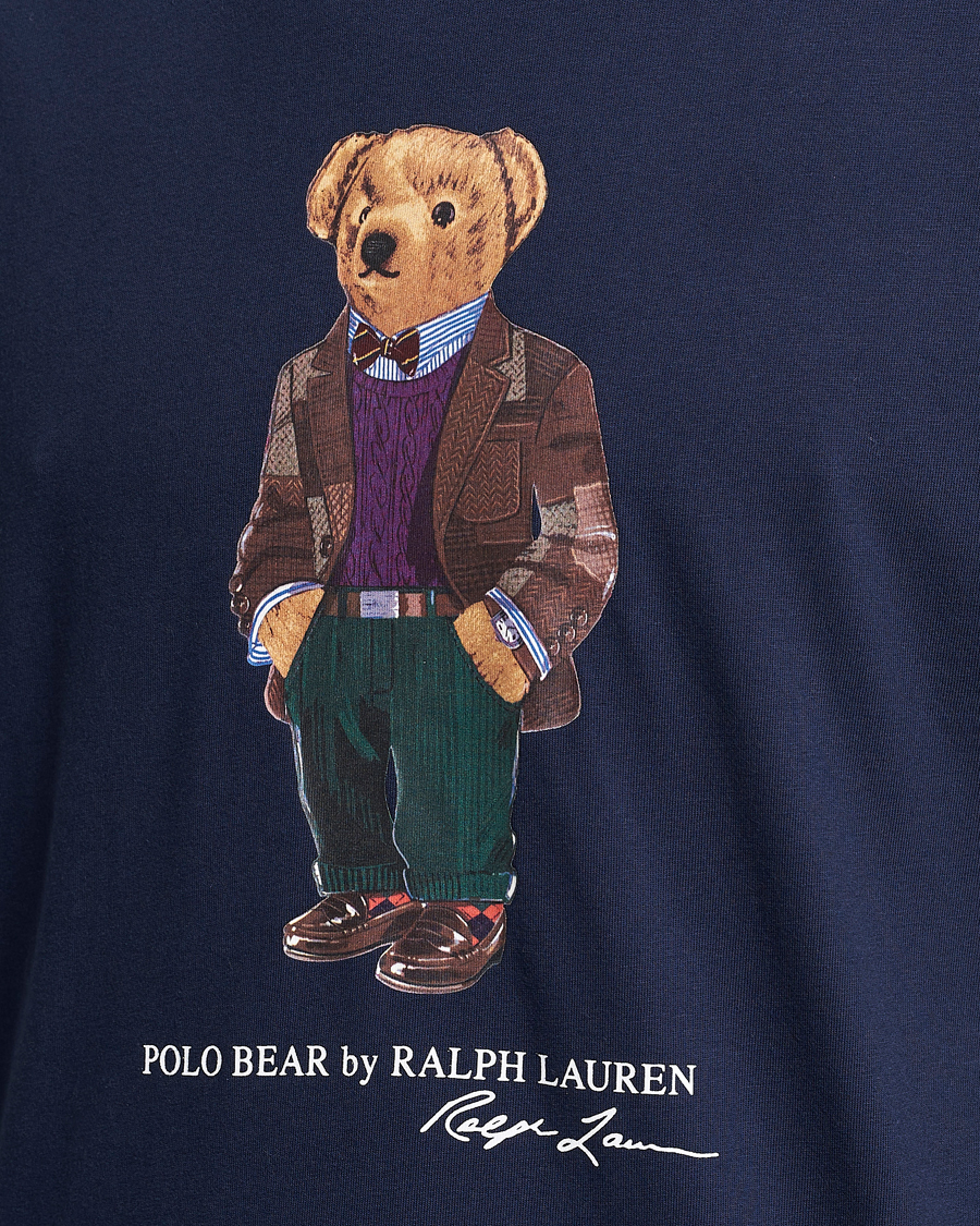 Mies | T-paidat | Polo Ralph Lauren | Printed Heritage Bear T-Shirt Cruise Navy