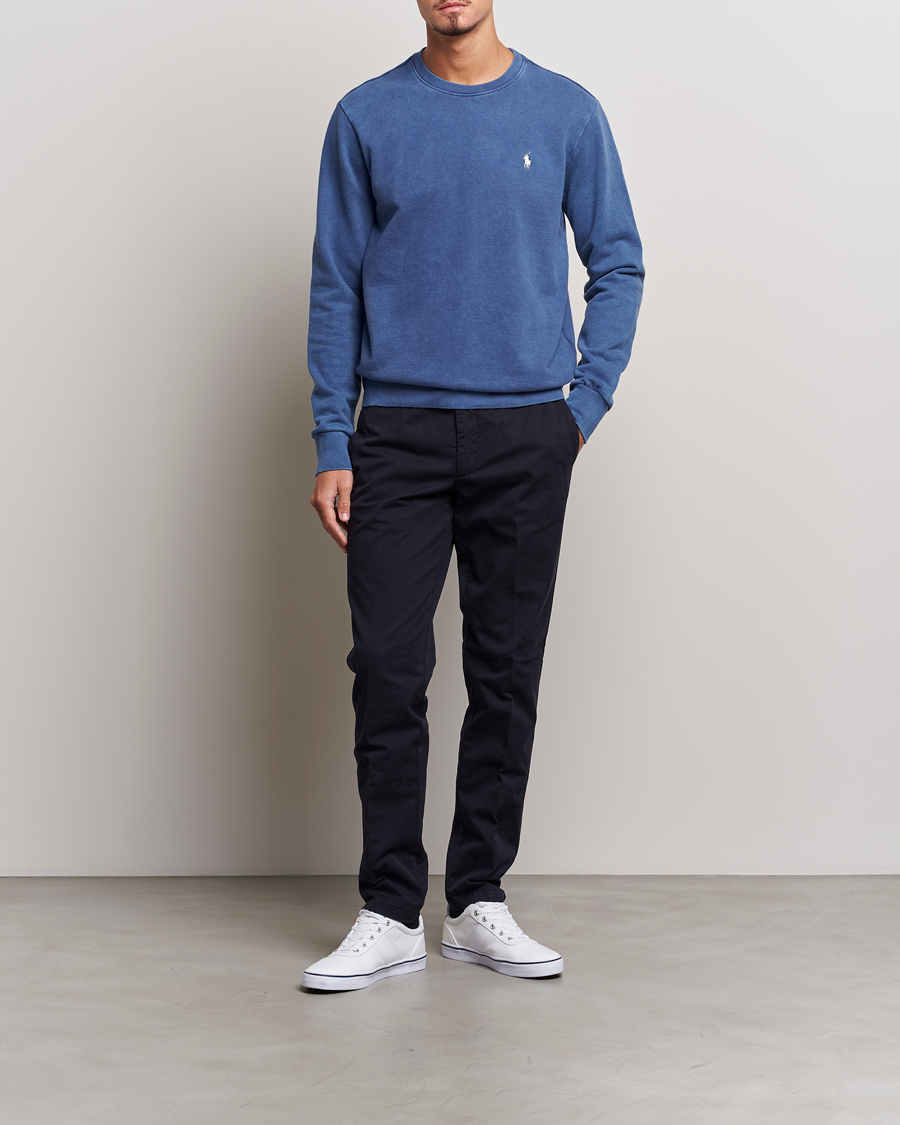 Mies | Puserot | Polo Ralph Lauren | Loopback Terry Crew Neck Sweatshirt Light Navy