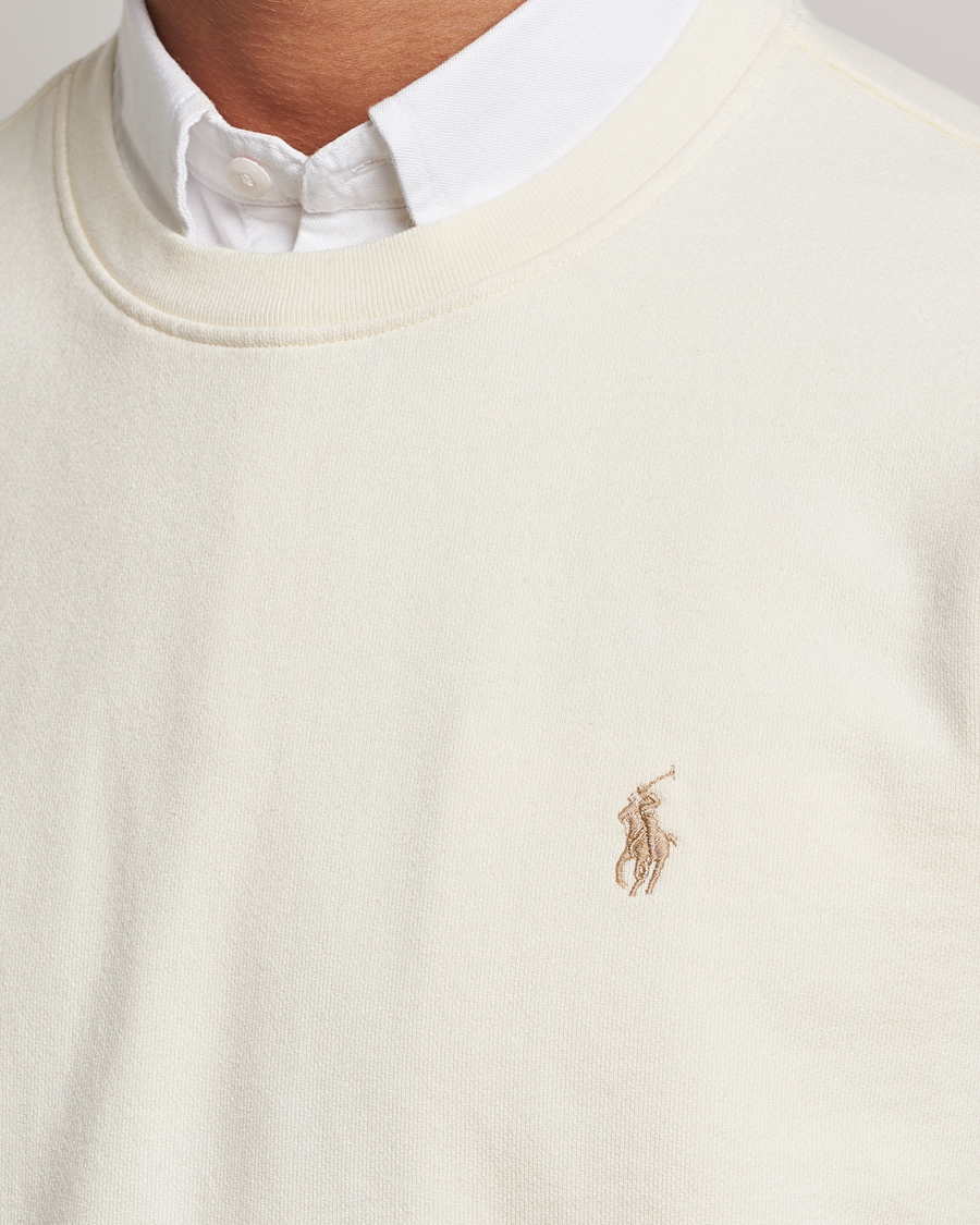 Mies | Puserot | Polo Ralph Lauren | Loopback Terry Sweatshirt Clubhouse Cream