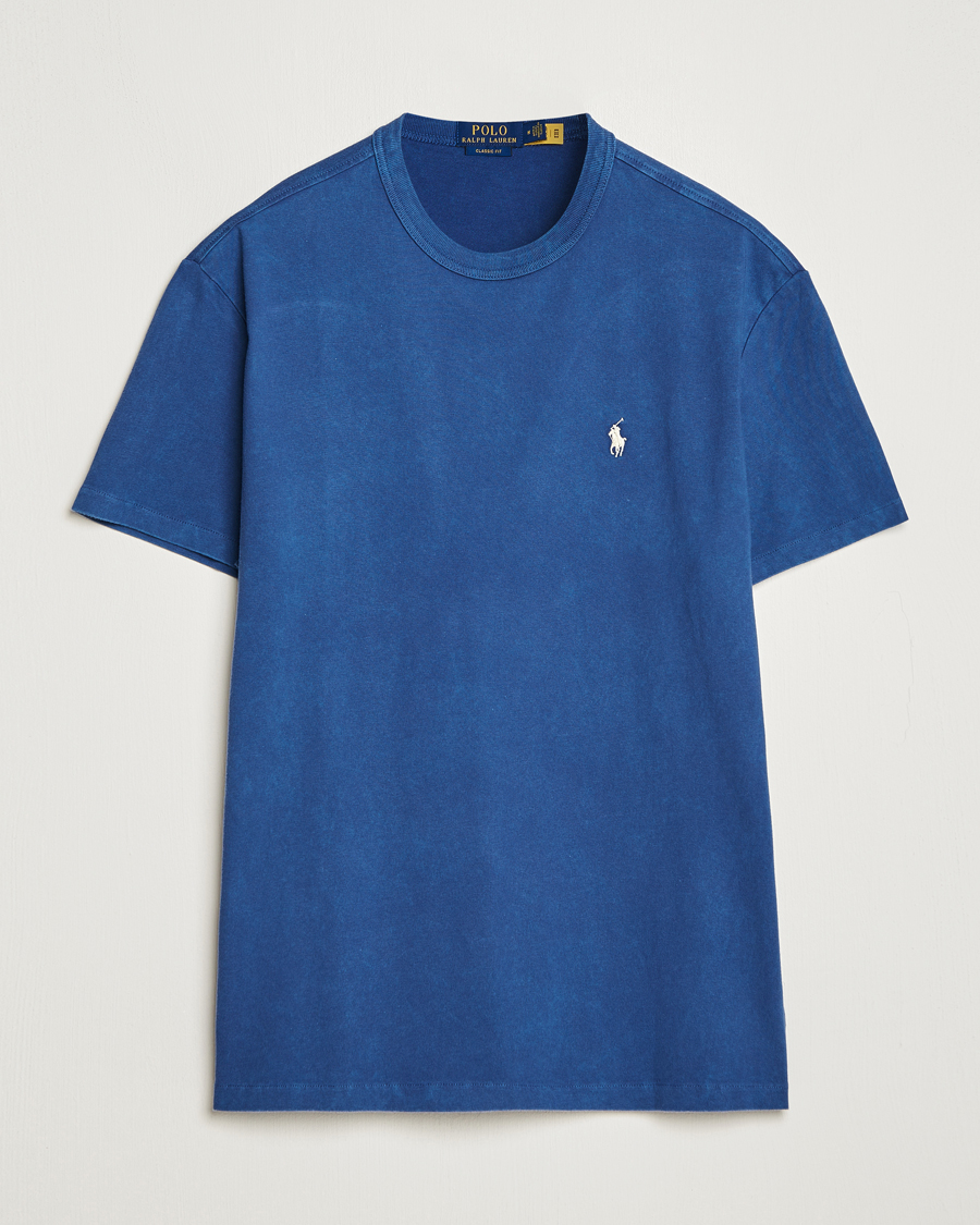 Mies | T-paidat | Polo Ralph Lauren | Loopback Crew Neck T-Shirt Light Navy