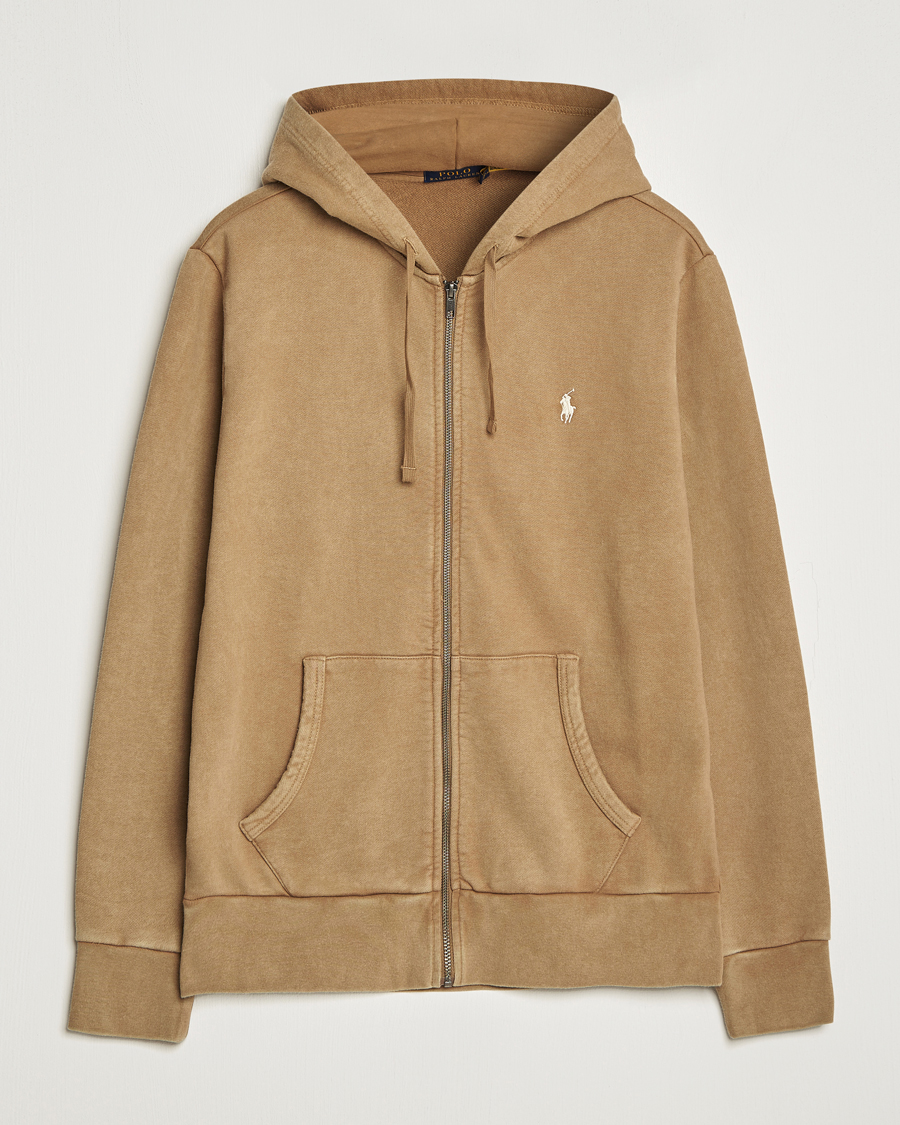 Mies | Puserot | Polo Ralph Lauren | Loopback Full Zip Hoodie Rustic Tan